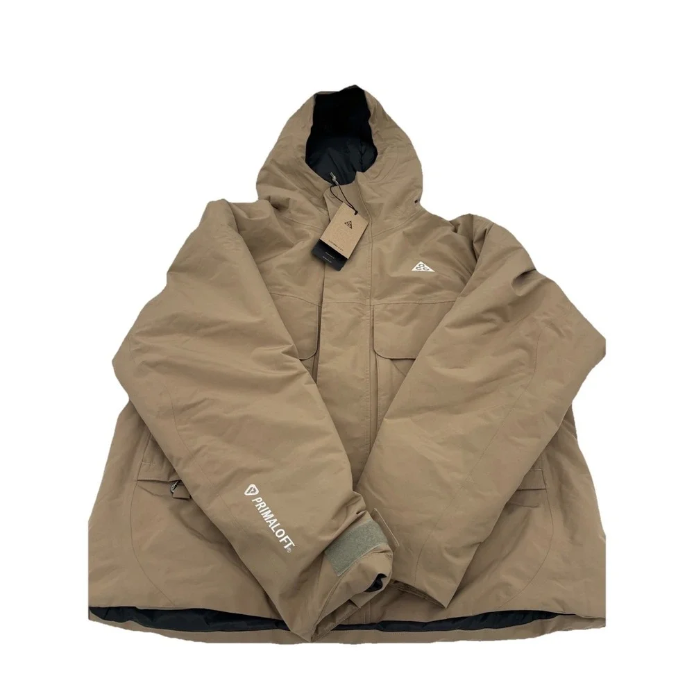 Men's Size Small Nike ACG PrimaLoft Skull Peak Storm-FIT Jacket Khaki FV8681-247